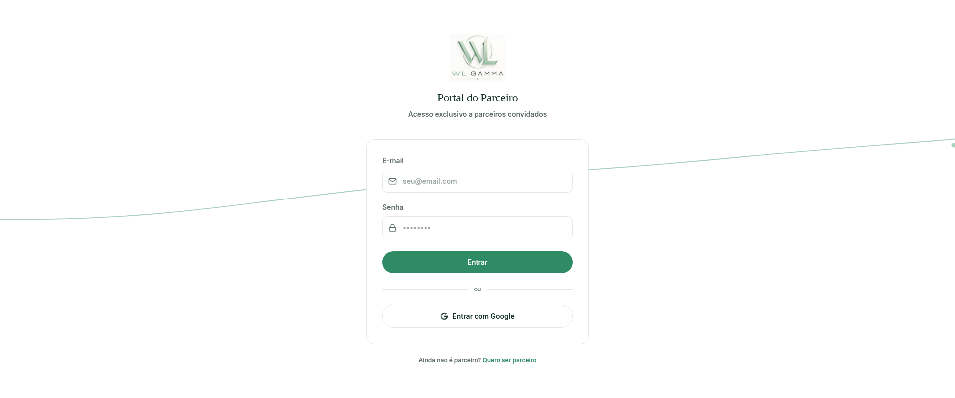 WL Gamma Consórcio — Plataforma web desenvolvido pela Nexus